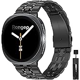 Rongep Samsung ile Uyumlu Prestige Model &Ccedil;elik Kordon Galaxy Watch 8 44mm/40mm/Classic 46mm i&ccedil;in Katlanır Toka Mekanizmalı Wa