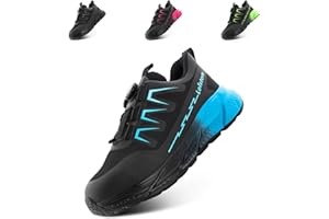 Loiston Scarpe Antinfortunistiche Donna Scarpe da Lavoro Donna Scarpe Sicurezza Antiscivolo Leggere EU36-42