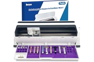 Duryeo Blade Storage Insert for Cricut Maker 3 & Maker, Tray, Drawer Blade Housing and Quickswap Tip Accessories Organizer (Purple)