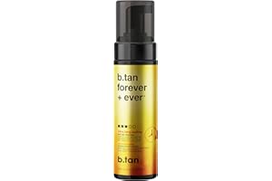 b.tan Ultra Long Lasting Self Tanner | b.tan Forever + Ever - Lasts Up to 11 Days, 100% Natural Sunless Tanner, Fast, No Fake Tan Smell, No Added Nasties, Vegan, Cruelty & Paraben Free, 200 ml