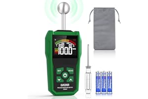 MEDIDOR HUMEDAD PARED CURCONSA, Determinación de la humedad sin consultar el valor de referencia de humedad, Medición no destructiva, Gran pantalla LCD, para materiales de construcción y madera