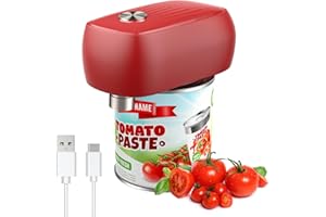 Osnil Rechargeable Electric can Opener for Seniors, Arthritis and Mum Automatic Open Any Size can with Smooth Edge Food-Safe with Rechargeable Battery and USB Cable…