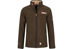 Geographical Norway Ureka Kurtka polarowa męska, z ciepłą podszewką z pluszu, rozmiar S–XXXL