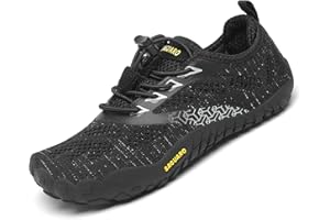 SAGUARO Chaussures de Trail Enfants Filles Chaussures de Sport Respirant Antidérapant