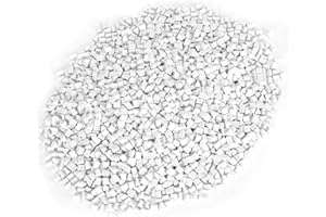 LIZEALUCKY Small Ceramic Abrasive Media, Ceramic Filler Media Rock Tumbling Ceramic Triangle Pellets for Vibration Polishing Grinding Machine,4mm,500g