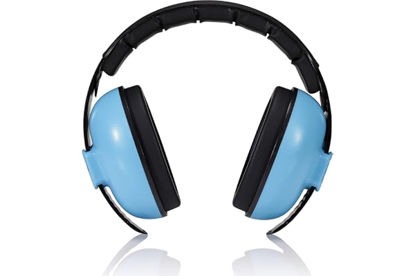 Roynoy - Protection auditive pour bébé de 0 à 2 ans - Casque anti-bruit pour enfants - Bleu et rose