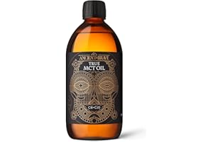 Ancient + Brave True MCT Oil 500ml - High C8 & C10 Blend, 100% Pure Coconut Oil, Sustainably Sourced - Perfect for Keto, Fasting & Cognitive Support - Vegan - Add to Coffee, Smoothies - Mental Clarity