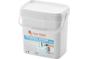 TECNOSAL EPSOM de TECNO PRODIST (10 kg) Sales de Epsom, sal de baño, tratamiento corporal 100% natural, terapias flotación, baños de inmersión, piscinas