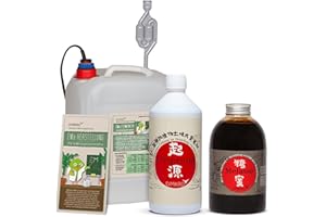 DIMIKRO Fermenter Einsteigerset - zur Herstellung von Effektiven Mikroorganismen aktiv (EMa) - Komplett-Set mit Fermenter, Urlösung, Melasse, pH-Streifen und Anleitung (5 Liter)