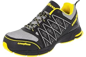 Goodyear S1P/SRA/HRO Herren Metallfreie Zehen- und Zwischensohlen-Sicherheitstrainer aus Verbundwerkstoff