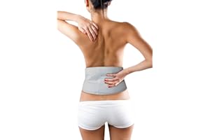 ‎HOLLERT GERMAN LEATHER FASHION Lambskin Kidney Belt Lambskin Warmer Kidney Warmer Back Warmer for Men and Women Size M Yellow