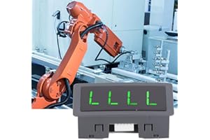 VIAGASAFAMIDO DC 8-24V 40mA 10-9999RPM 4 Contagiri Digitale a LED RPM Speed Meter Sensore Interruttore di Prossimità Hall NPN Verde per Misura della Velocità RPM(Verde)