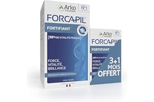 Arkopharma - Forcapil Fortifiant - Cheveux et Ongles - Complément alimentaire pour cheveux et ongles - Renforce la fibre capillaire - Cure de 4 mois