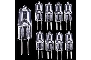 UGEFKMQ 10 st halogenlampor G5.3 24 V 50 W kristallin halogenlampa G5.3 24 V 75W Stift Halogen 2-stifts varmvit 150 W