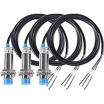 るる 3Pcs LJ18A3-8-Z/BX NPN NO Inductive Proximity Sensor Switch