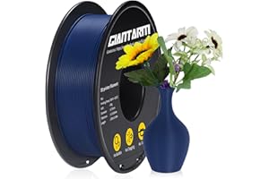 GIANTARM PLA mate Filamento,Filamento 1.75 mm para Impresora 3D, PLA mate Filamento 1kg Spool, azul marino mate