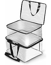 Boite De Rangement Vetement Boîtes De Rangement En Lin - 2 Pack - 24L - Prestigénie - Pour Vêtements, Jouets... Boite Rangement Vetement