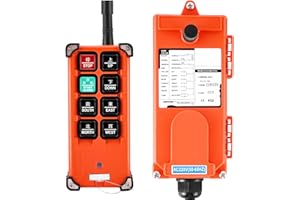 MXBAOHENG Drahtlose Kransteuerung 220V Fernbedienung kran Funk F21-E1B Industrie kransteuerung für Winden, Ankerwinden, Kräne