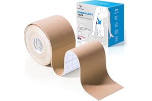‎YANGTSUNG YANGTSUNG Kinesiotapes, 1 Kinesiologie Tape Rollen(5m x 5cm), Profi Physio Tape, Wasserfestes und Elastisches Sport Muskel Tapes, Medizinisches Tape für Schulter, Knieschmerzen, Ellenbogen, Schulter