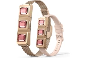 EGQINR Smart Bracelet for Women, Wearable Activity & Fitness Tracker Band, 24/7 Sleep Tracker, All-Day Continuous Heart Rate Blood Pressure Stress HRV Monitor, 170+ Sport Modes Smart Wristband with 2 Bands