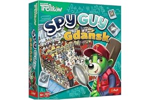 Trefl – Spy Guy Gda – kooperativt observationsspel med stadens sevärdheter, stor lekbräda, familjebrädspel för vuxna och barn från 5 år