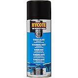 Hycote XUK027 Aerosol Spray Paint, Matt Black, 400 ml