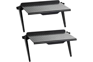 Benaton 2 Pezzi Ripiano Superiore dello Schermo, Ripiano Superiore dello Schermo Regolabile, Ripiano Superiore del Monitor Regolabile, per Riporre Oggetti, Nonché Staffe per Telefoni Cellulari e Ipad