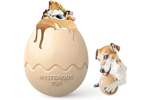 LACCEN Futterball für Hunde, IQ Treat Spender Hundespielzeug mit Leckerli befüllbar, Intelligenzspielzeug für Hunde Goße Hunde, Interaktive Snackball Hund Verbessert die Verdauung