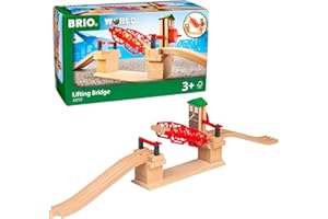 BRIO World – Ponte Levatoio | Pista In Legno Per Bambini | Treno Brio Bambini 3 Anni O Più | Idee Regalo | Regalo 3 Anni