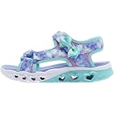Skechers FLUTTER HEARTS SANDAL-BLURRY LOVE Girls Gs Pembe Işıklı Sandalet Y&uuml;r&uuml;y&uuml;ş AyakkabısıUnisex &Ccedil;ocuk