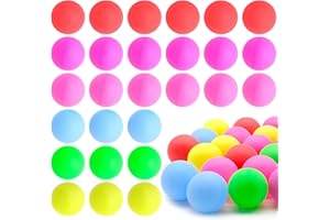 Avettcit 30 PCS Ping Pong Balls,Table Tennis Balls,Christmas Decorations,lottery ball,for pet,Family Party,Craft (6 colors)