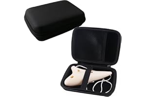 WERJIA EVA-Hartschalen-Aufbewahrungsbox für Deekec/OcarinaWind/Ohuhu/Silunkia Zelda Ocarina 12 Löcher Alto C und weitere Marken 12-Loch-Okarina-Koffer (nur Hülle) (schwarz), 2023122088