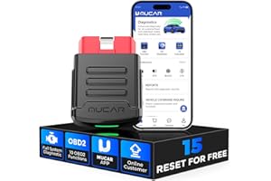 MUCAR BT200Pro OBD2 Bluetooth Scanner, All System and 15 Free Reset Car Diagnostic Tool Engine Code Reader for Vehicles Check, Smog Check Car Scan Tool and App for ios & Android