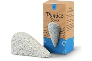 N NIMXY NIMXY Pumice Stone for Feet and Hands 1 Pc – Feet Hard Skin Remover – Foot Scrubber for Dead Skin Removal – Natural Foot File and Callus Remover for Skin Exfoliation (Grey)