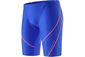 MY KILOMETRE Maillot de Bain Homme Jammer – Jammers de Natation Solides, Endurance, Longs, pour Entraînement et Compétition