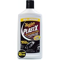 Meguiar's G12310 Plast X Clear Plastic Cleaner & Polish Restore 296ml Headlamp Headlight Oxidized Yellowish Car Care Diy I.9529318