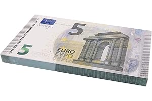 SCRATCH LOVER Scratch Cash 100 x € 5 Euro Money to Play (Tamaño Aumentado al 125% en comparación con el Dinero Real)