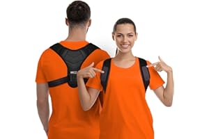 Gearari Posture Corrector for Men and Women, Upper Back Brace for Clavicle Support,