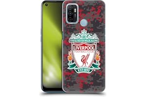 Head Case Designs sous Licence Officielle Liverpool Football Club Crête De Couleurs De Club Camouflage Numérique Coque Dure pour l'arrière Compatible avec Oppo A53 / A53s