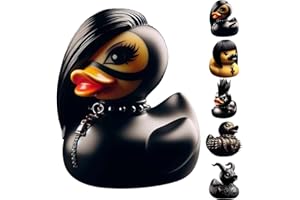 JINGAN Duckieville Ente | Duckieville Enten Statue | Satan Enten Gothic Punk Enten | Entenstatue Aus Kunstharz | Tierfigur Gothic Entenstatue | Sammelfiguren Satan Ente, OMK2QV3D8AP05TFFC8