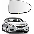 AUTOVEA® Rear View Mirror Glass (Right/Driver Side) Compatible with Chevrolet Cruze (Type-1) 2009-2015