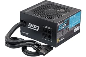 ATX Seasonic Bloc d'alimentation Semi-modulaire 550 W G12-GM-550 (80 + doré), Noir