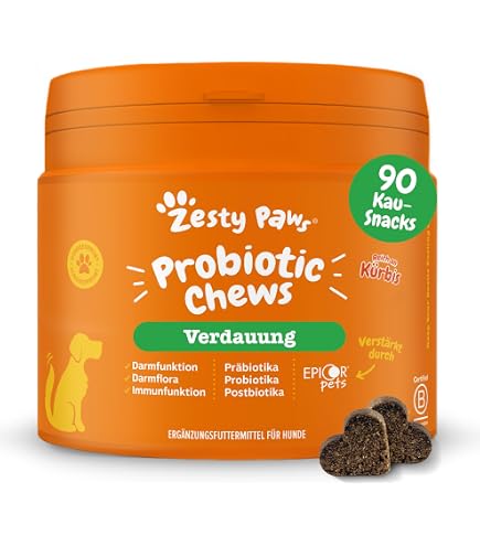 Hunde Probiotika Leckerlis – Für Verdauung & Immunsystem, 30 Snacks Mit Entenaroma (75g)