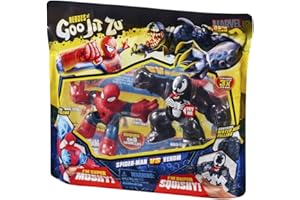 BANDAI Heroes of Goo Jit Zu – Pack Supereroi Marvel – Spider-Man VS Venom