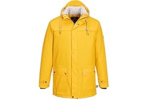 SCHIETWETTER Herren Regenjacke Dampfwalze Daniel, Friesennerz, Winterjacke, Regenmantel, Regenparka, gefüttert, wasserdicht, Winddicht, verschweißte Nähte