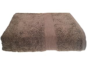 Julie Julsen Saunatuch in 26 Farben Reine Baumwolle Qualität 500 GSM Strandtuch Walnuss 80 x 200 cm