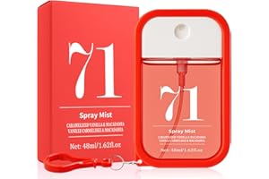 HENJUNU Parfüm Bodyspray Damen,48ml Fruchtiges Body Mist Mit Haken,Long Lasting Fragrance Spray,Hair and Body Fragrance Mist,Parfum Damen,Damenparfum Körperspray für Reisen,Urlaubsreise,Gift for Women