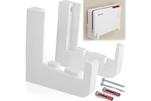 BABOTECH Uchwyt ścienny do AVM Fritz!Box 5690 Pro – wytrzymały uchwyt z tworzywa sztucznego do Fritzbox 5690 Pro Fiber Router, biały uchwyt AVM 5690 Pro – Made in Germany