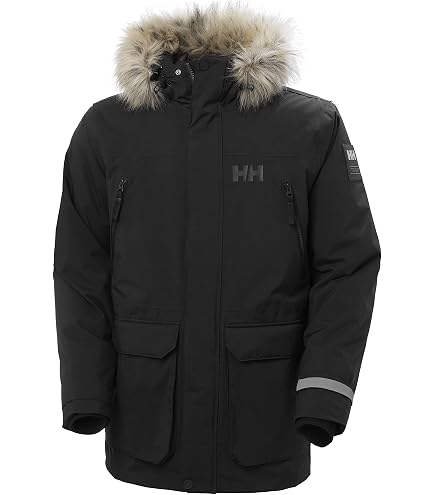 Veste D'Hiver Helly Hansen Aker - Imperméable Et Respirante - Taille 2XL Noir - Capuche Ajustable Et Poches Zippées - 6