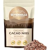 Sevenhills Wholefoods Organic Raw Cocoa Nibs, Natural and Pure Tips 1 kg